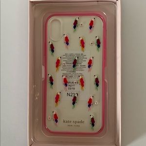 Kate Spade New York Jeweled Flock Party  case🦜